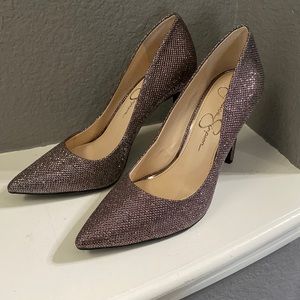 Jessica Simpson pumps, bronze, size 7.5